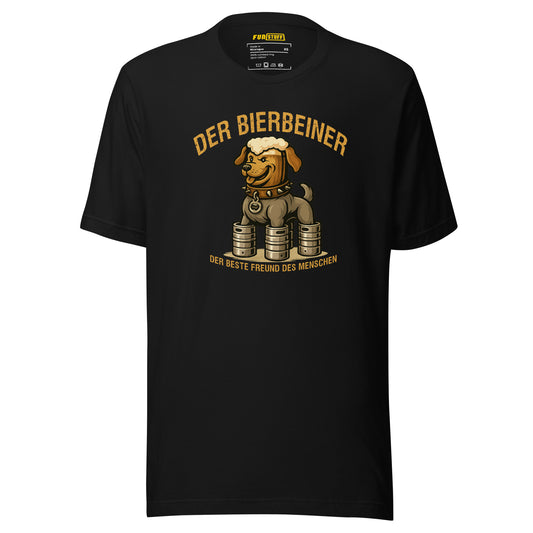 Der Bierbeiner – Der beste Freund des Menschen – Unisex T-Shirt