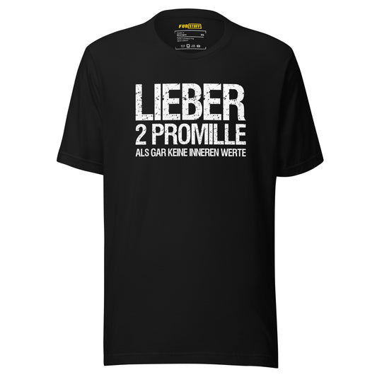 2 Promille - Unisex-T-Shirt
