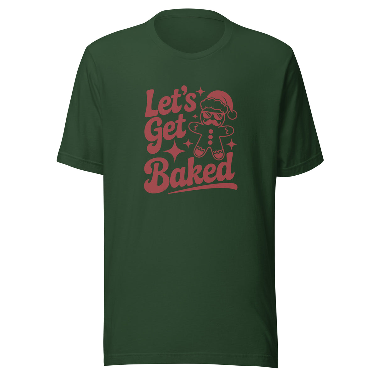 Let’s Get Baked – Unisex T-Shirt – Vorderansicht