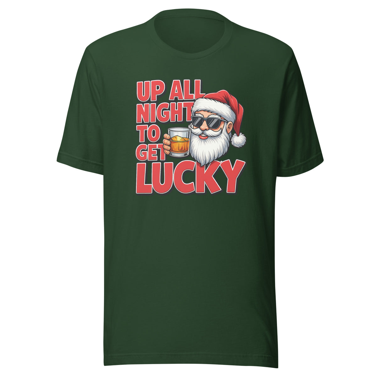 Up All Night To Get Lucky – Unisex T-Shirt – Vorderansicht
