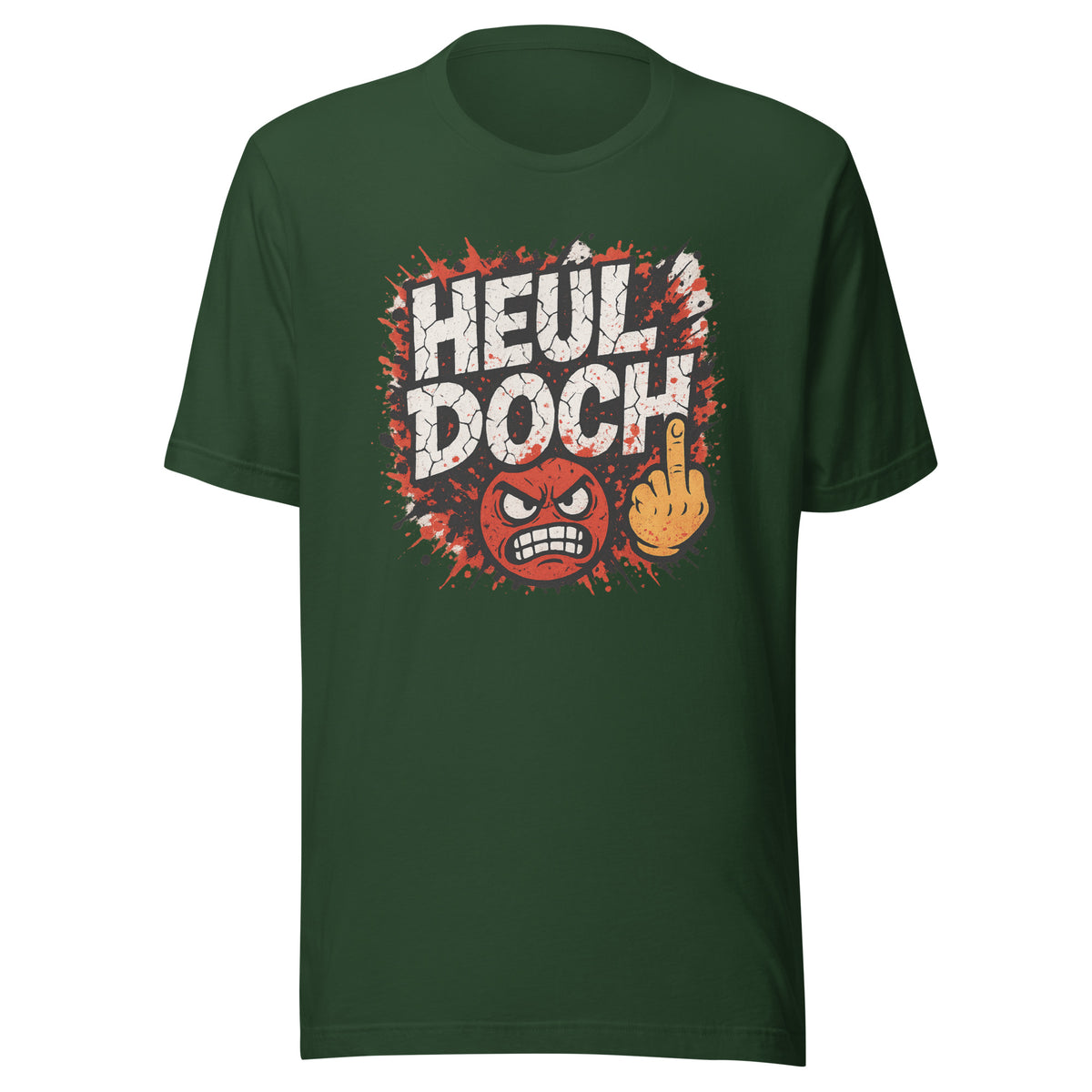Heul doch – Unisex T-Shirt – Vorderansicht