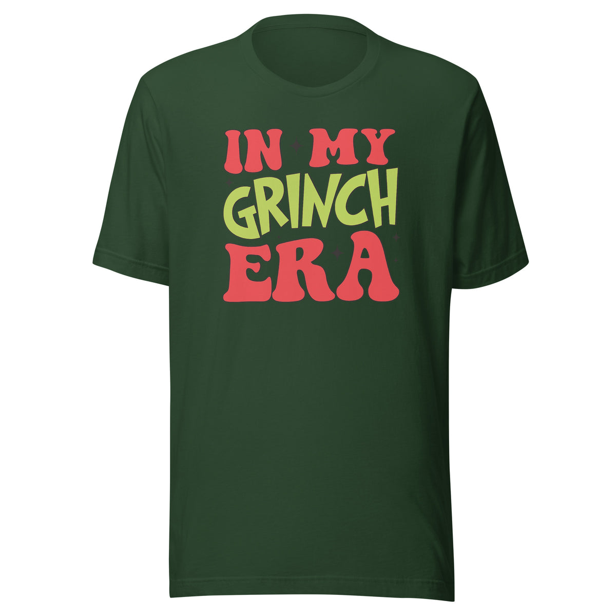 In My Grinch Era – Lustiges Weihnachtsshirt – Vorderansicht