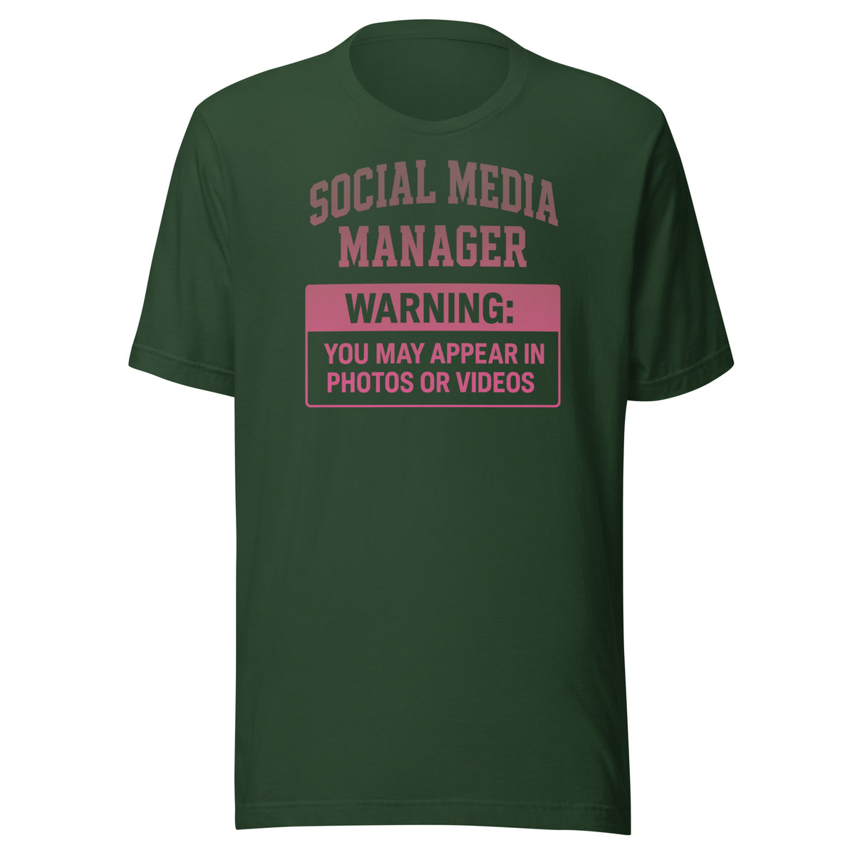 Social Media Manager - Unisex T-Shirt – Vorderansicht