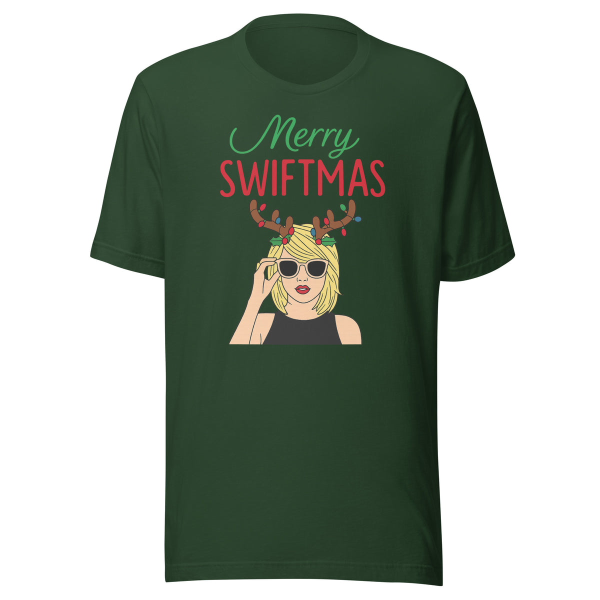 Merry Swiftmas Unisex T-Shirt – Vorderansicht