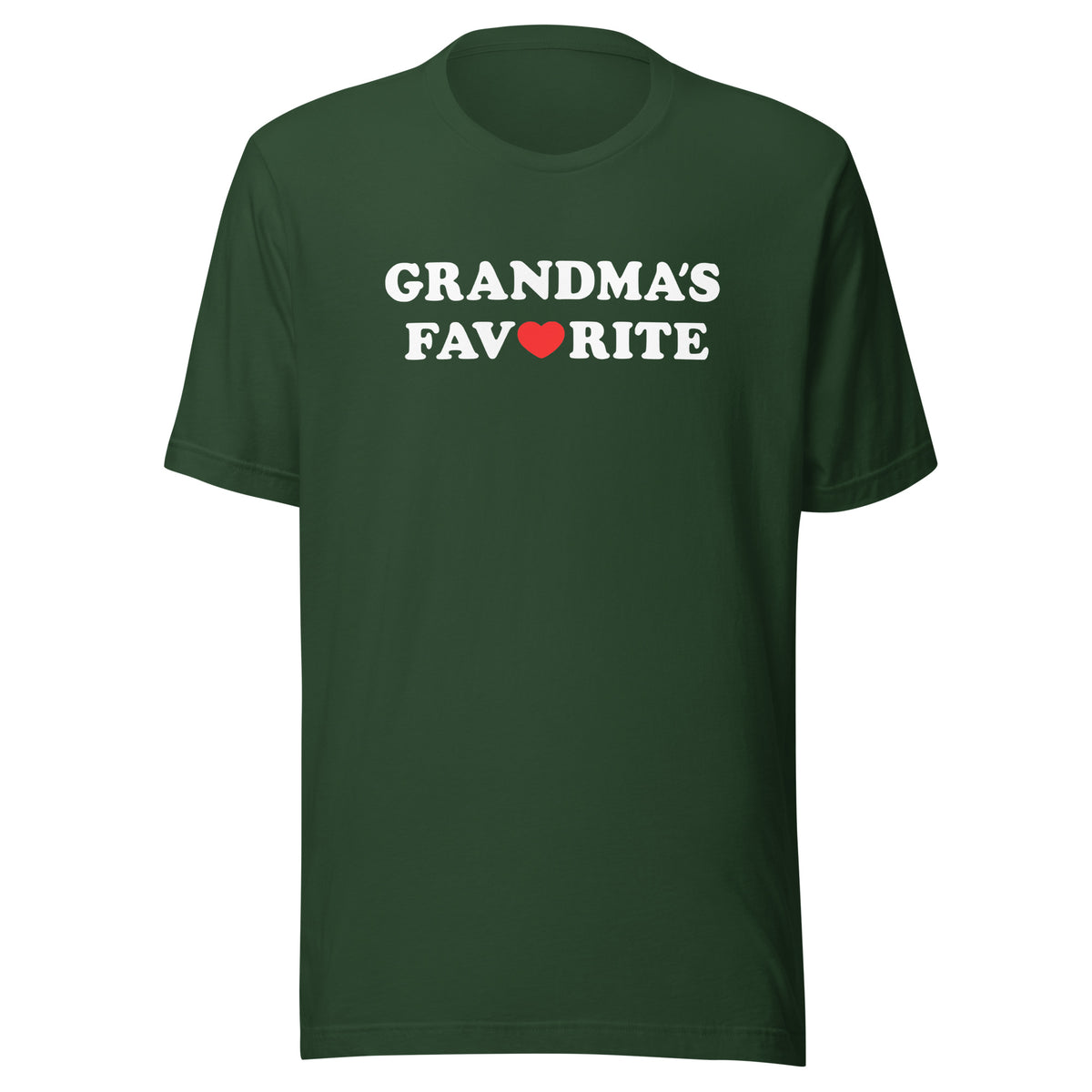 Grandma’s Favorite Unisex T-Shirt – Vorderansicht