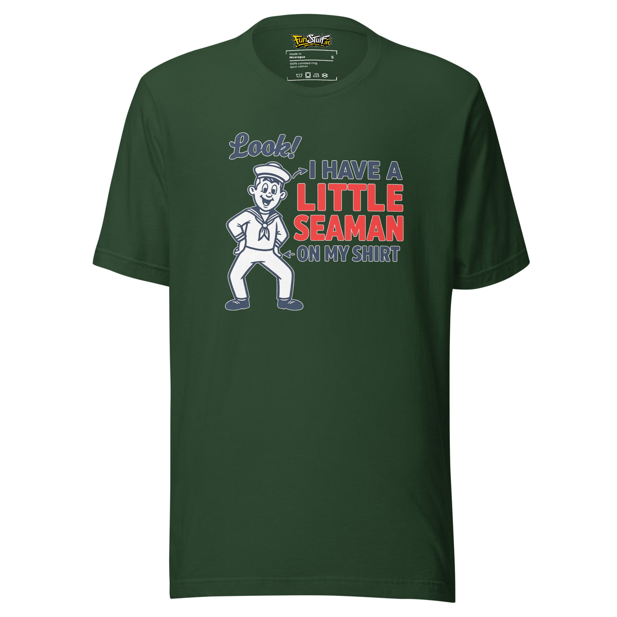 I Have a Little Seaman – Unisex T-Shirt – Vorderansicht