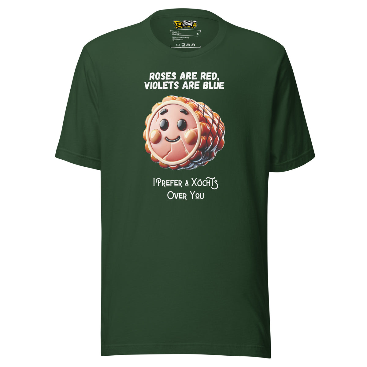 Roses Are Red – I Prefer a Xöchs Over You – Unisex T-Shirt – Vorderansicht