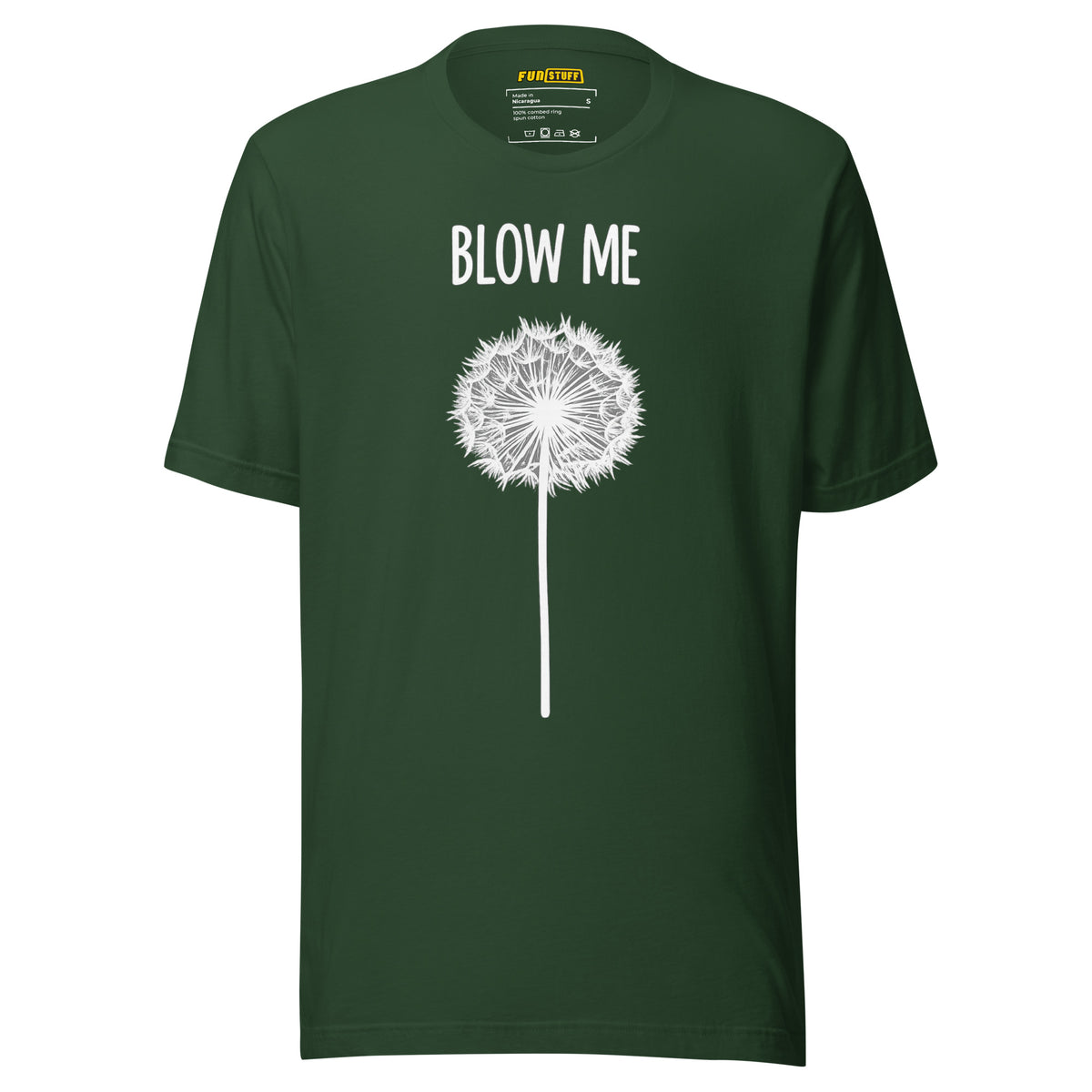 Blow Me – Pusteblume – Unisex T-Shirt – Vorderansicht
