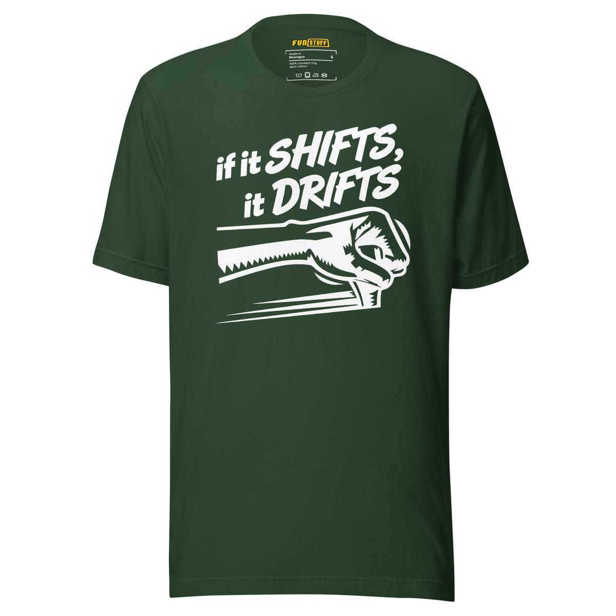 If It Shifts It Drifts Unisex-T-Shirt – Vorderansicht