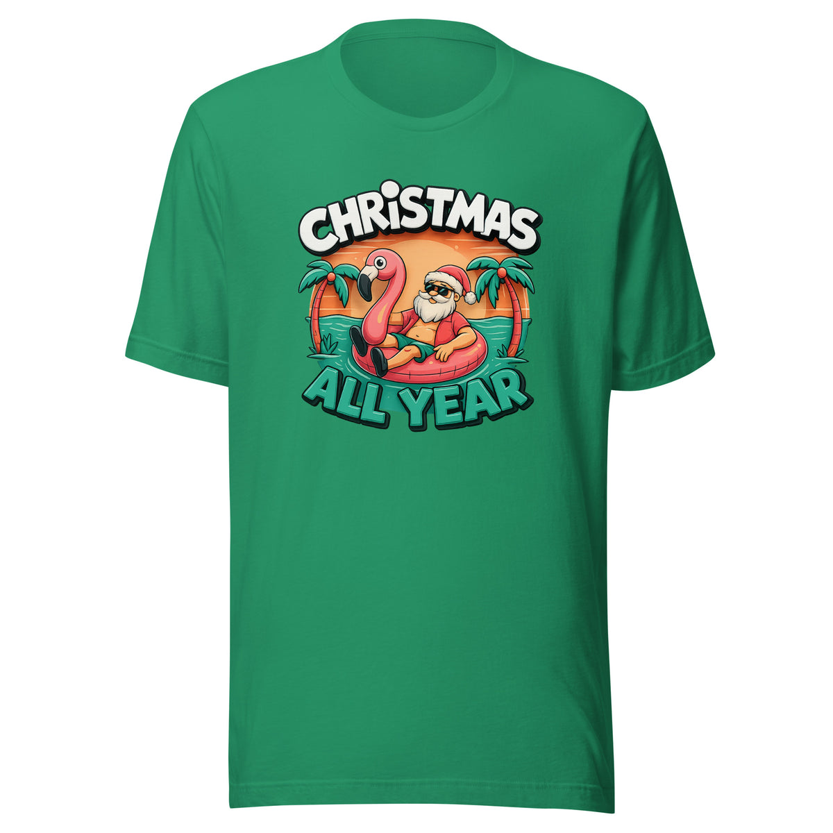 Christmas All Year – Unisex T-Shirt – Vorderansicht