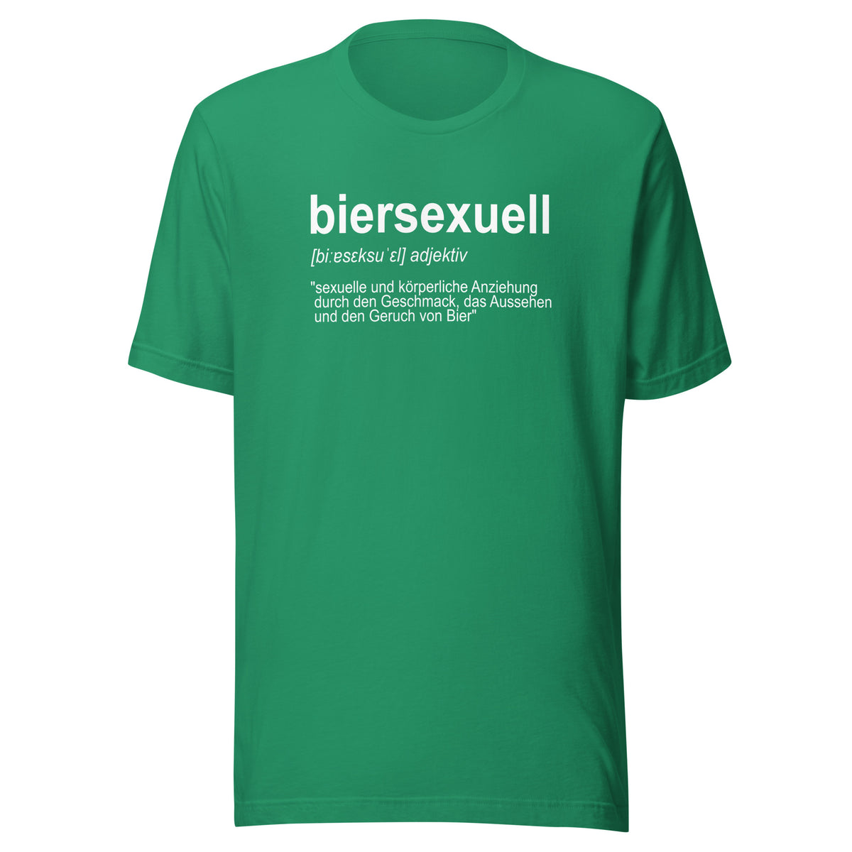 Biersexuell – Unisex T-Shirt – Vorderansicht