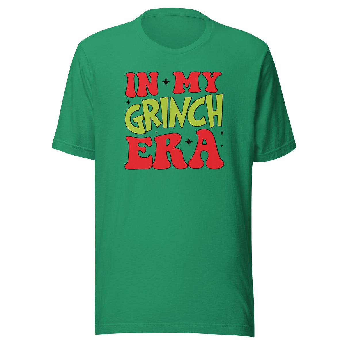 In My Grinch Era – Lustiges Weihnachtsshirt – Vorderansicht