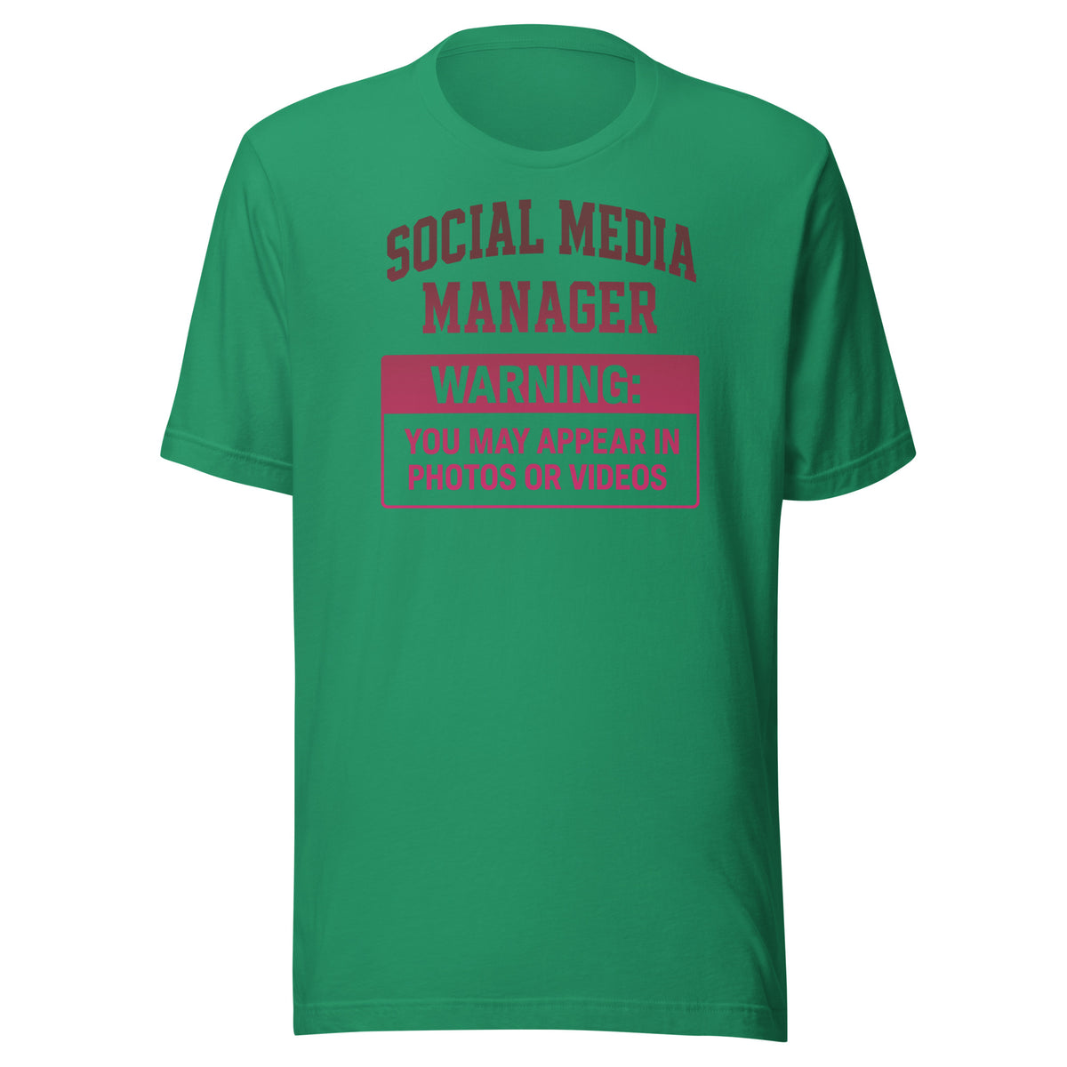 Social Media Manager - Unisex T-Shirt – Vorderansicht