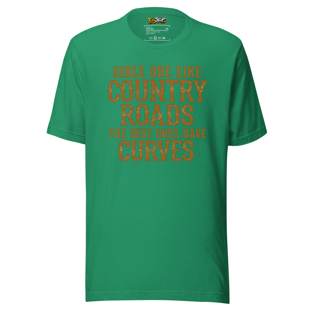 Girls Are Like Country Roads – Unisex T-Shirt – Vorderansicht
