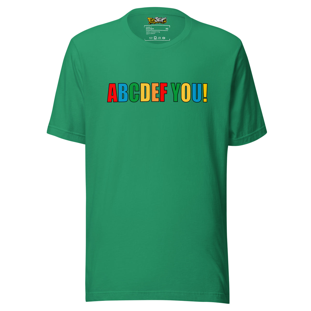 ABCDEF YOU! – Unisex T-Shirt – Vorderansicht