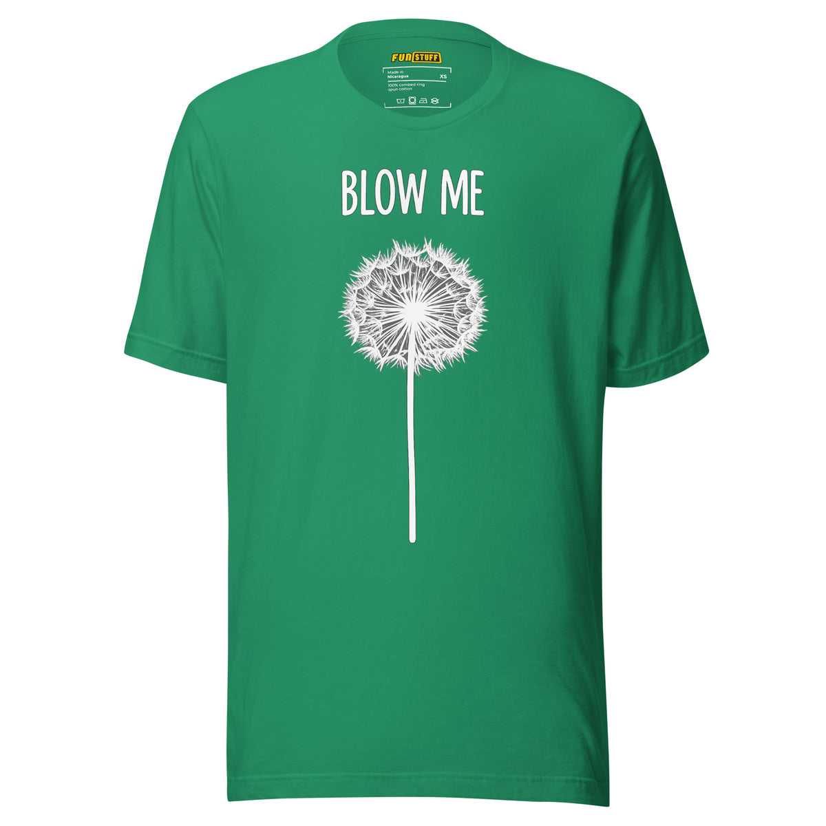 Blow Me – Pusteblume – Unisex T-Shirt – Vorderansicht