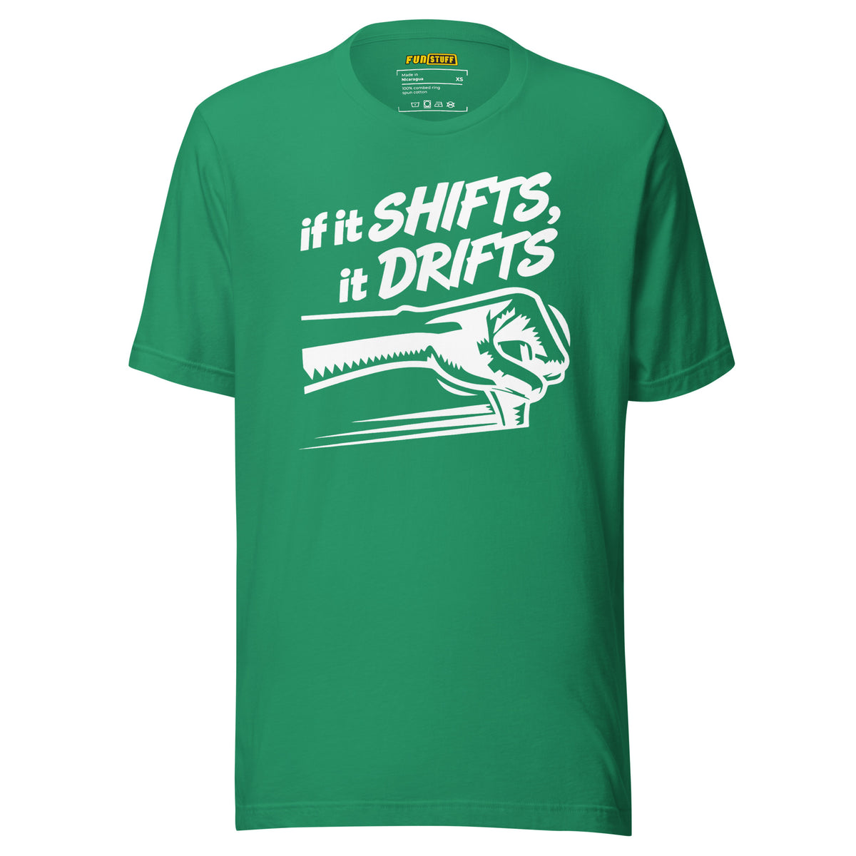 If It Shifts It Drifts Unisex-T-Shirt – Vorderansicht
