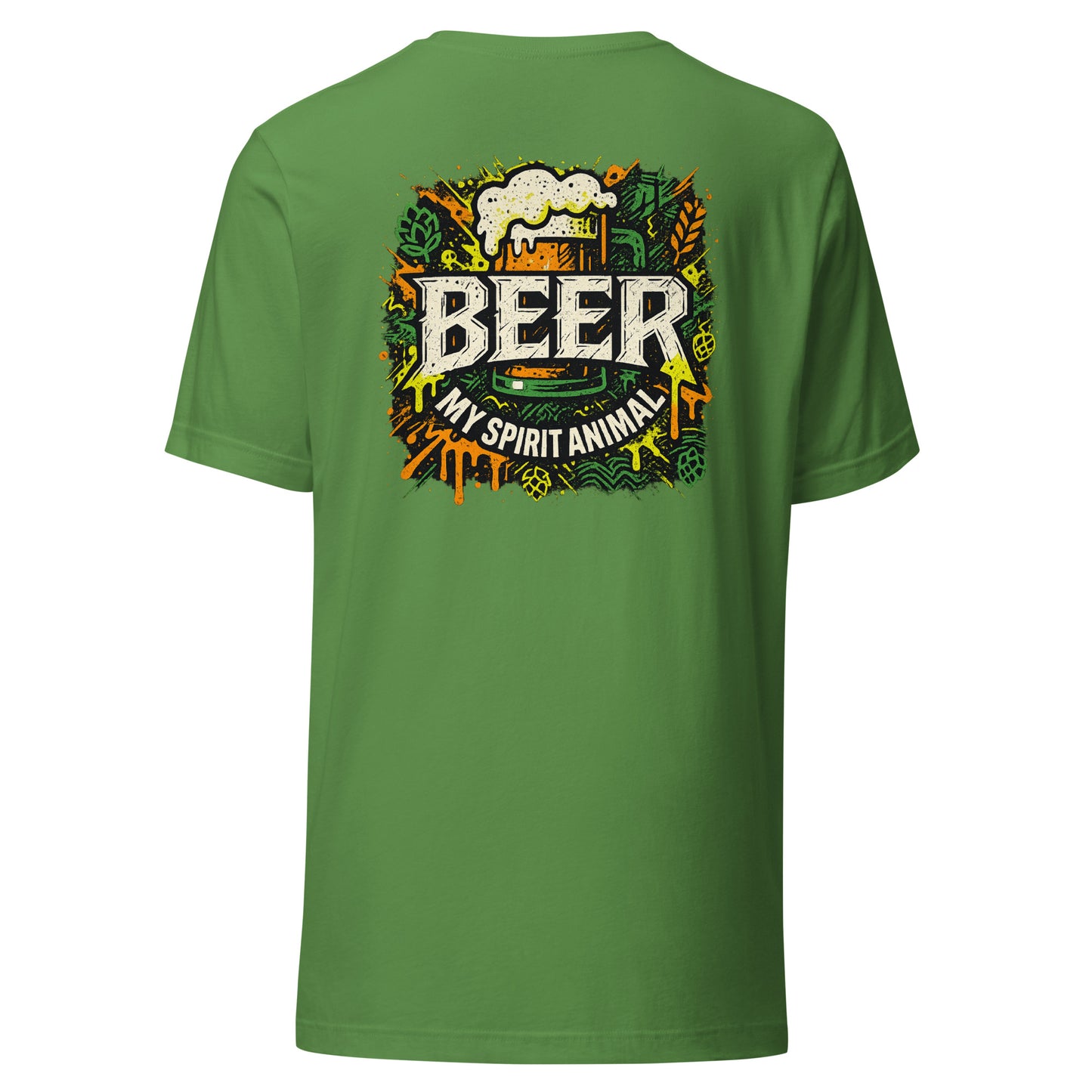 Beer My Spirit Animal – T-Shirt Backprint