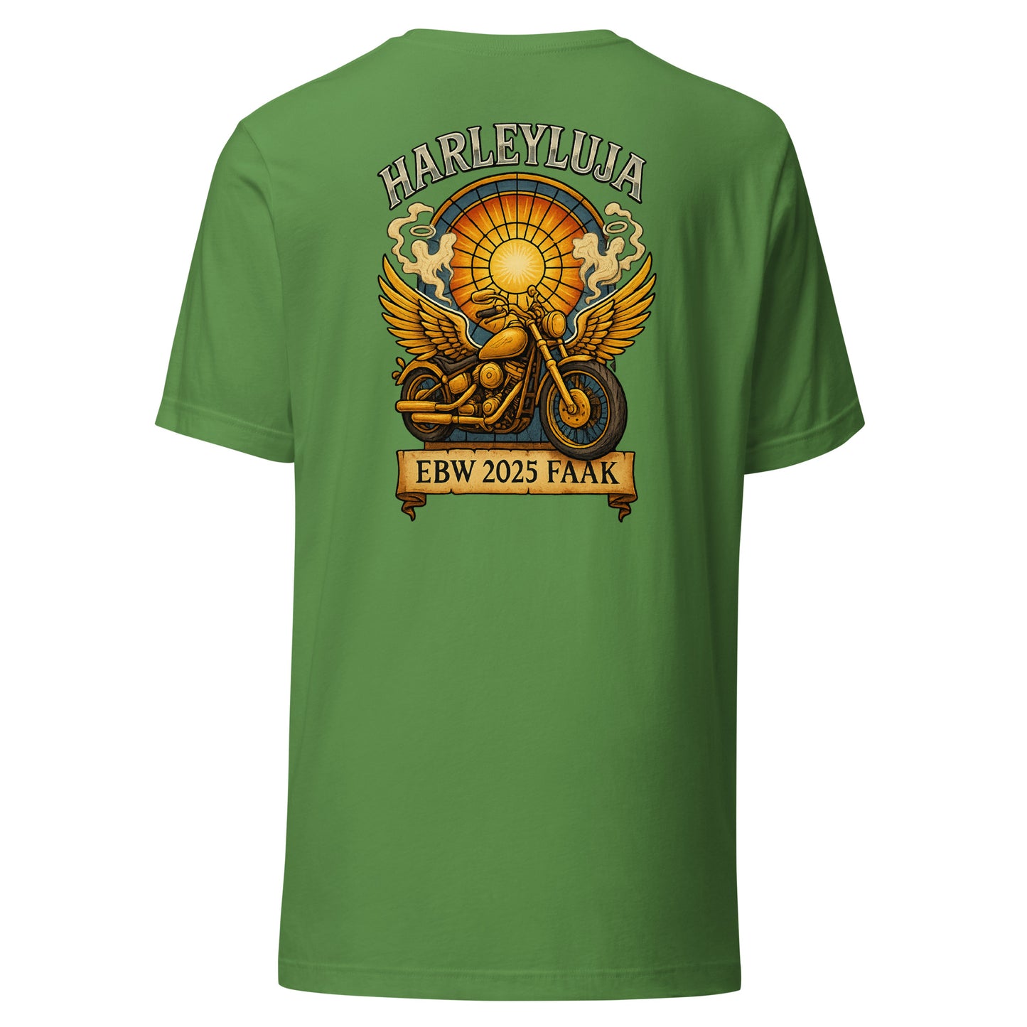 Harleyluja – Faakersee Edition 2025 – Unisex T-Shirt (Backprint)