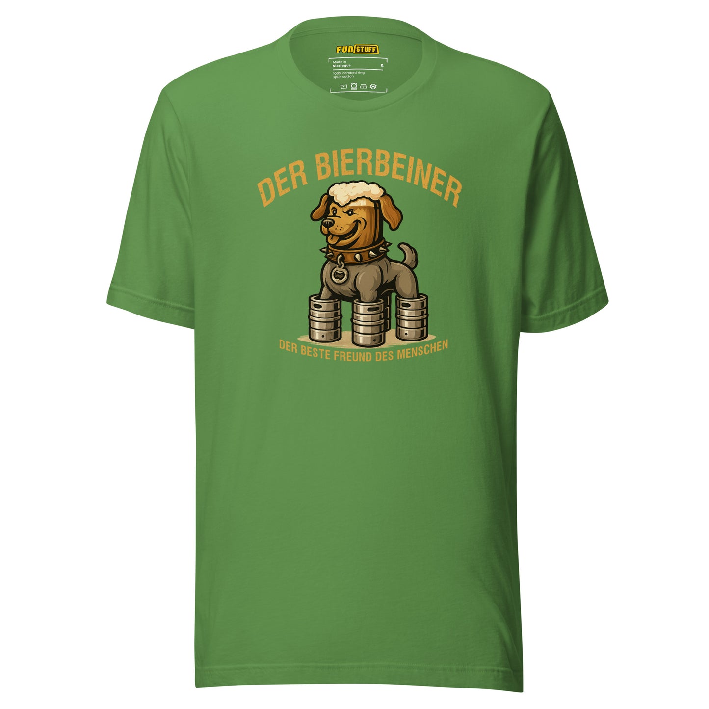 Der Bierbeiner – Der beste Freund des Menschen – Unisex T-Shirt