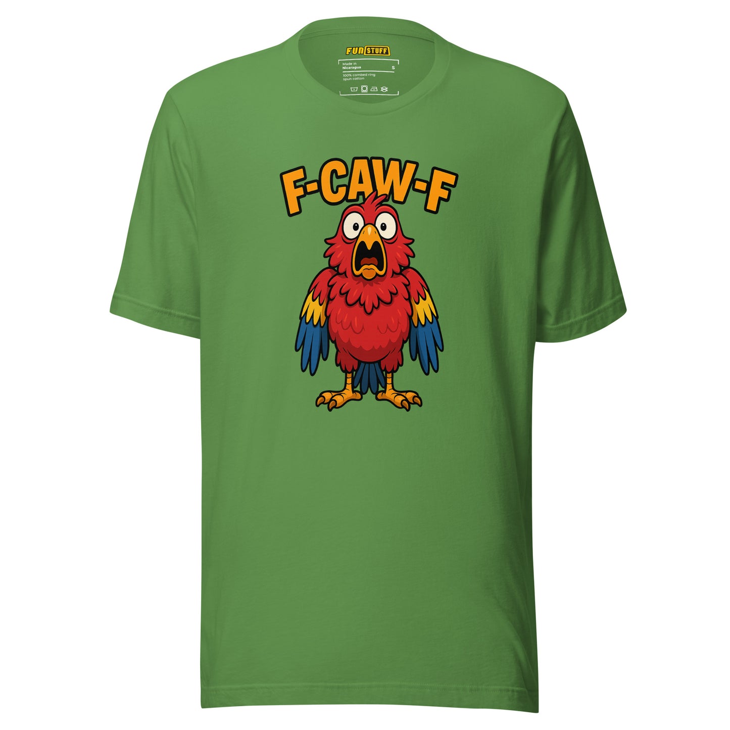 F-CAW-F – Schockierter Papagei – Unisex T-Shirt