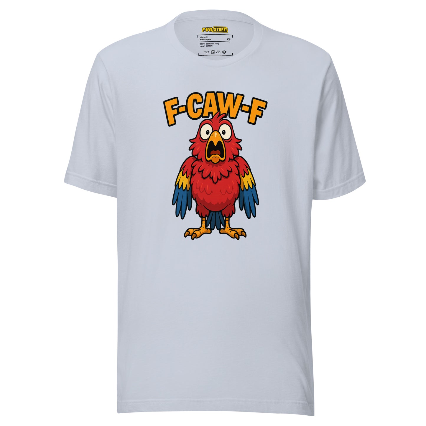 F-CAW-F – Schockierter Papagei – Unisex T-Shirt