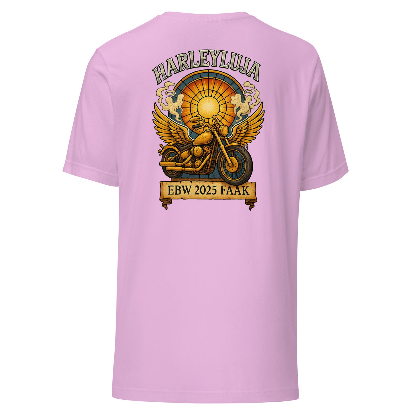 Harleyluja – Faakersee Edition 2025 – Unisex T-Shirt (Backprint)
