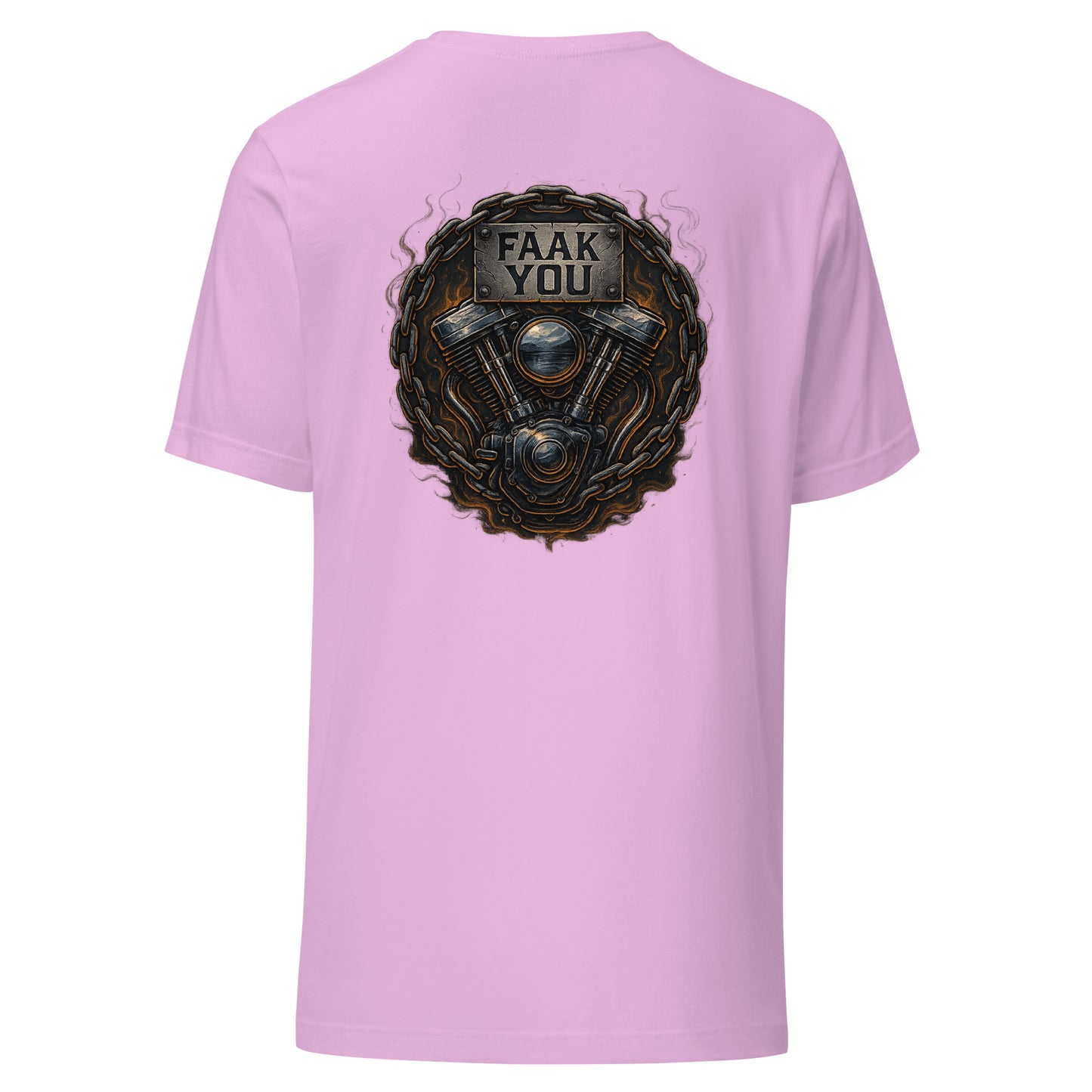 FAAK YOU – V-Twin Statement Backprint – Unisex T-Shirt