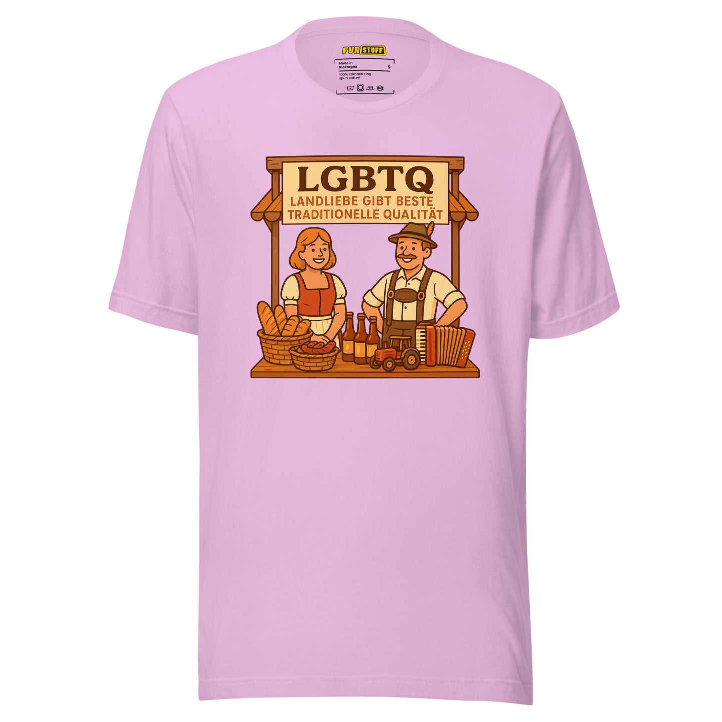 LGBTQ – Landliebe gibt beste traditionelle Qualität – Unisex T-Shirt