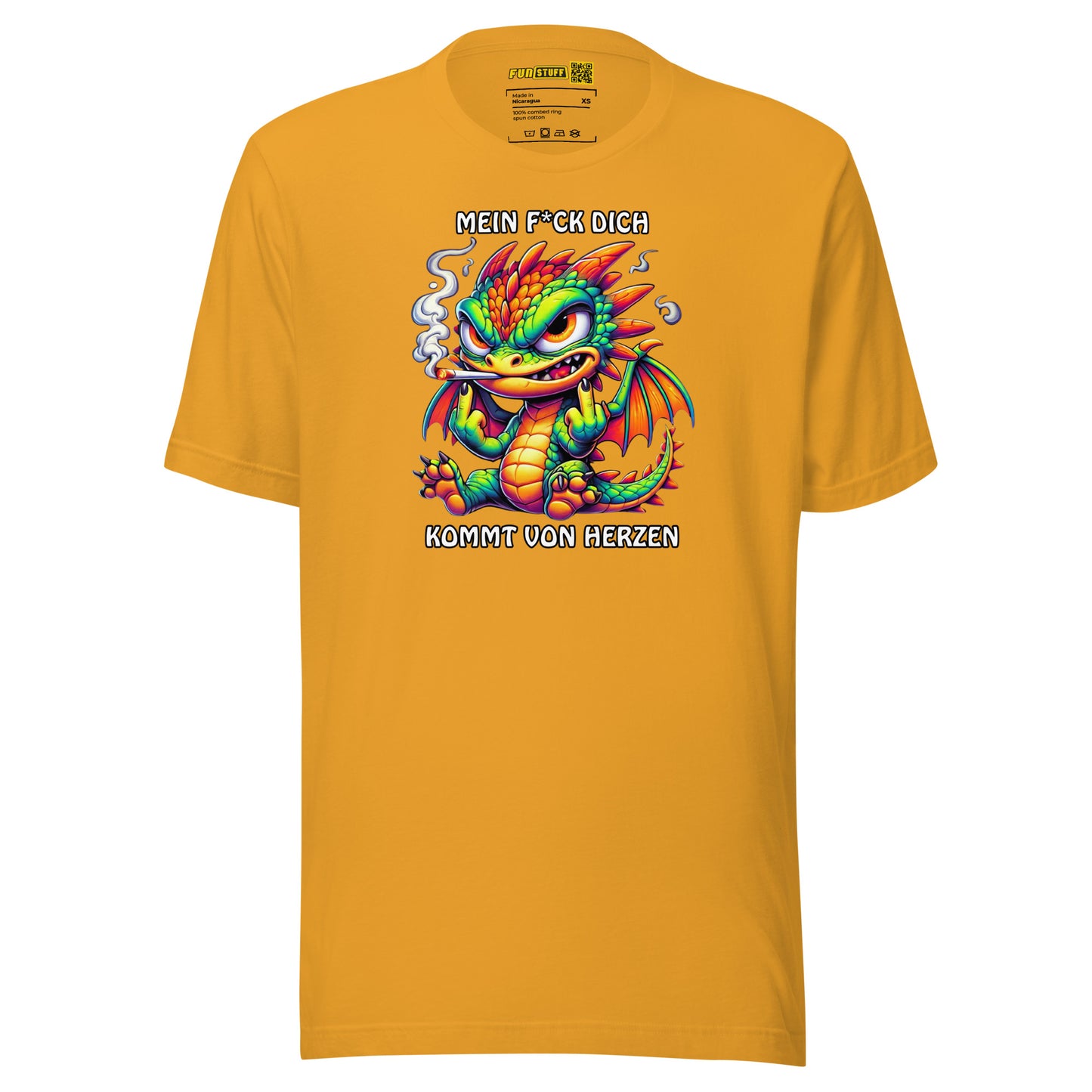 Smoko – Mein F*ck Dich kommt von Herzen - Unisex-T-Shirt