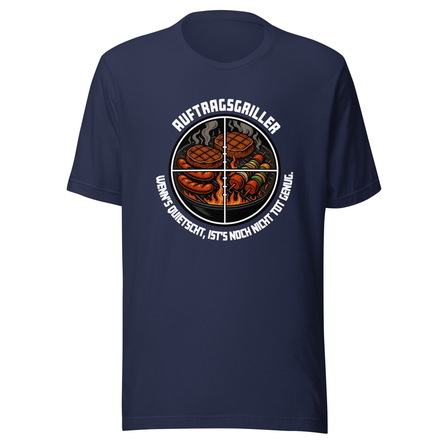 Contract Griller – If it squeaks, it's not dead enough | Dark BBQ Humor Shirt
