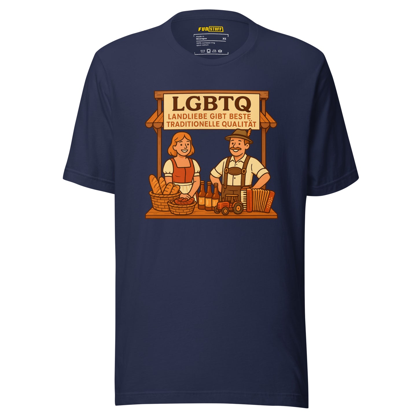 LGBTQ – Landliebe gibt beste traditionelle Qualität – Unisex T-Shirt