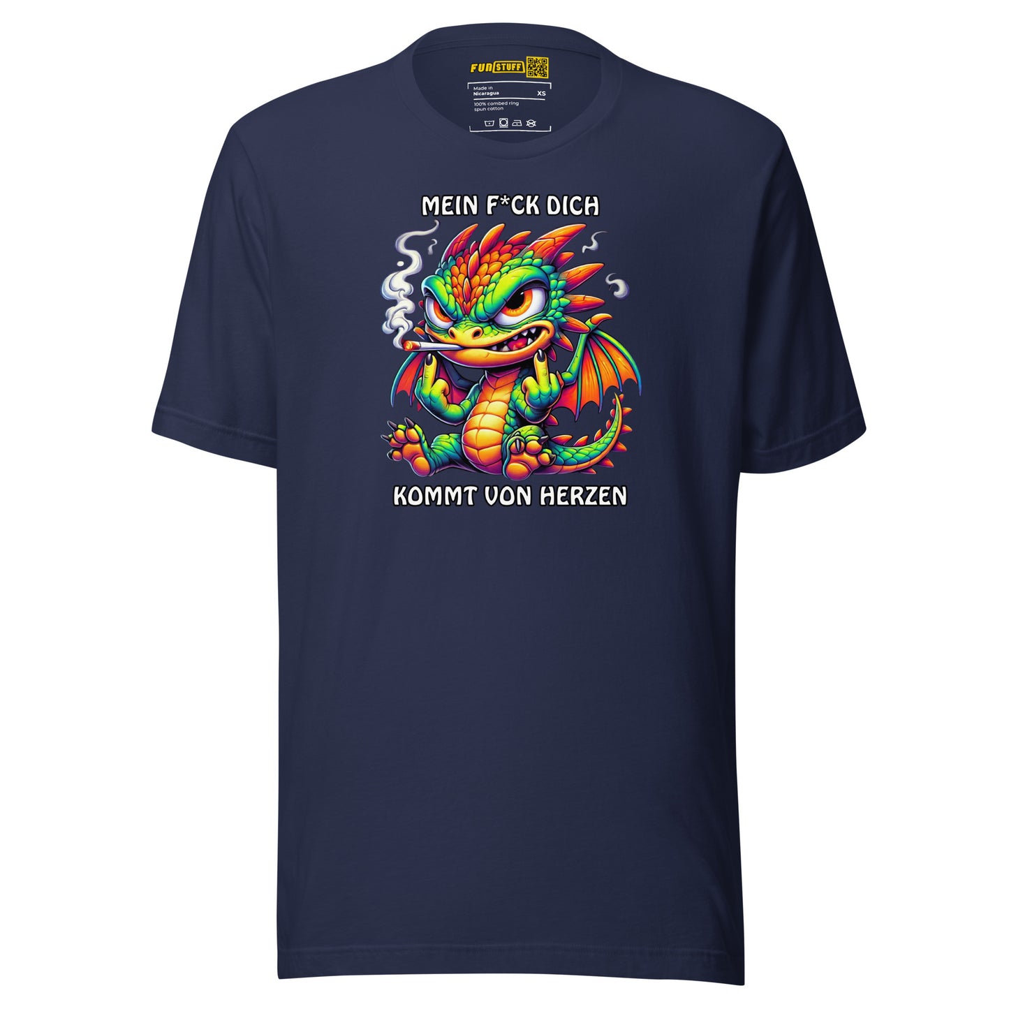 Smoko – Mein F*ck Dich kommt von Herzen - Unisex-T-Shirt