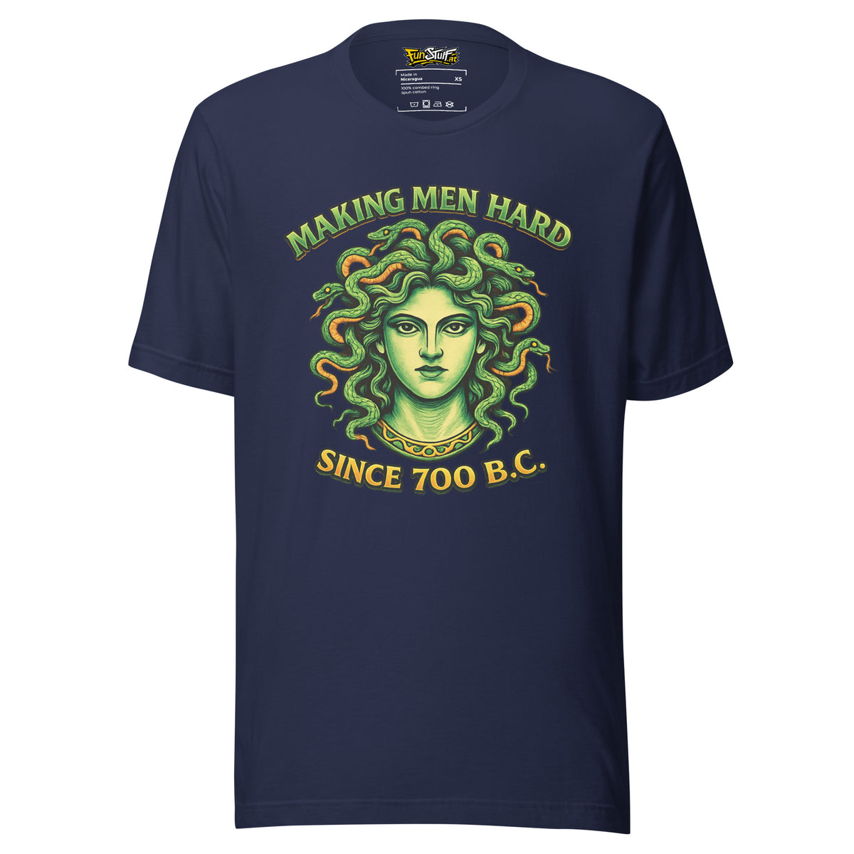 Making Men Hard Since 700 B.C. – Unisex T-Shirt – navyblau, Vorderansicht