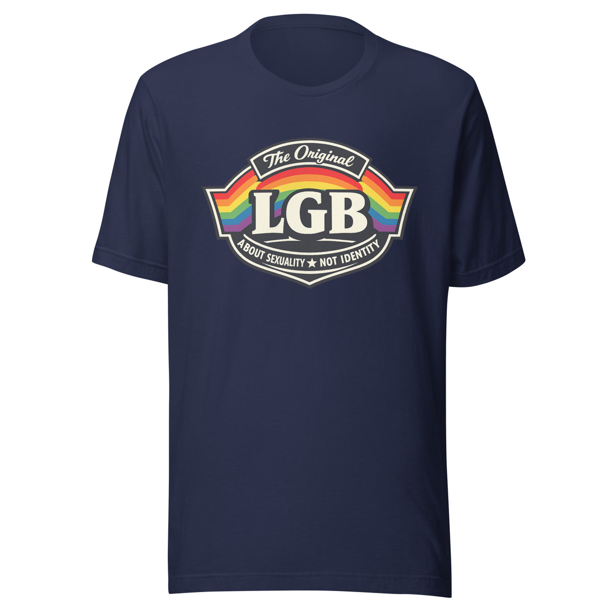 LGB – The Original – Unisex T-Shirt – navyblau, Vorderansicht