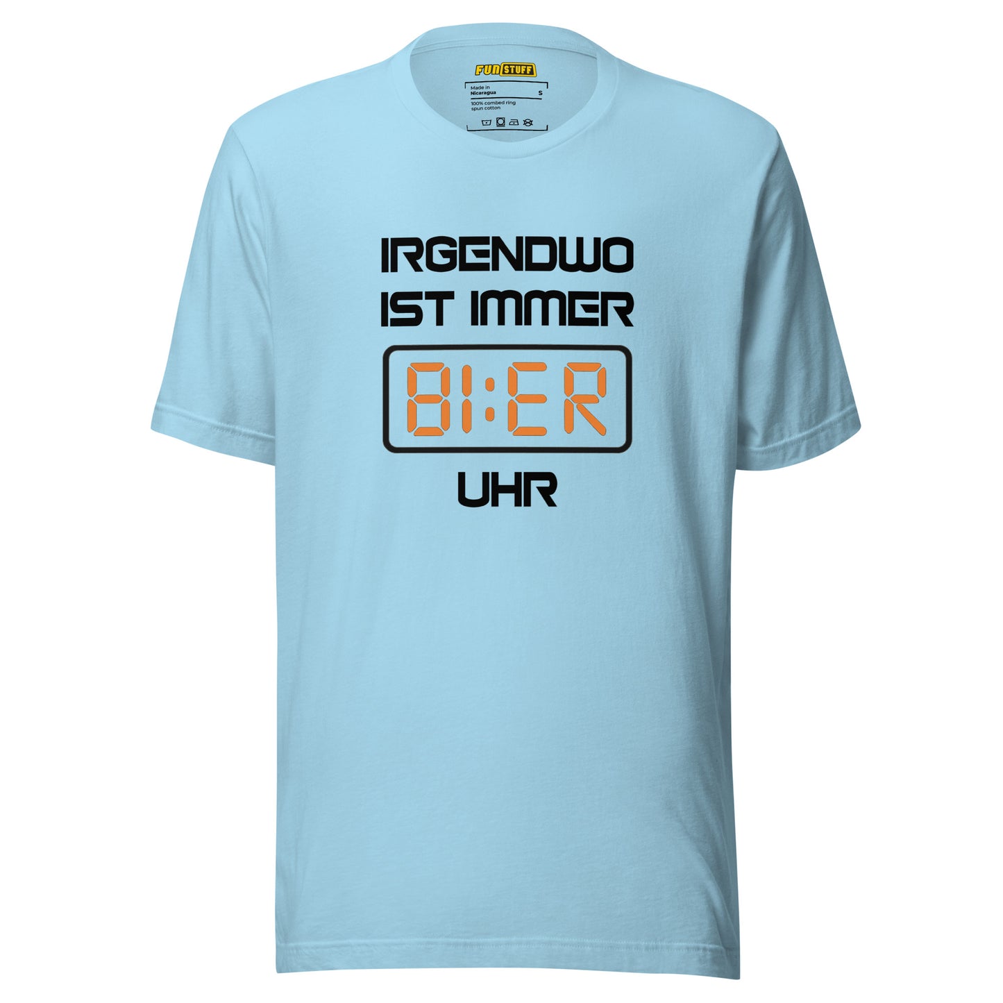 Irgendwo ist immer Bier Uhr – Unisex T-Shirt