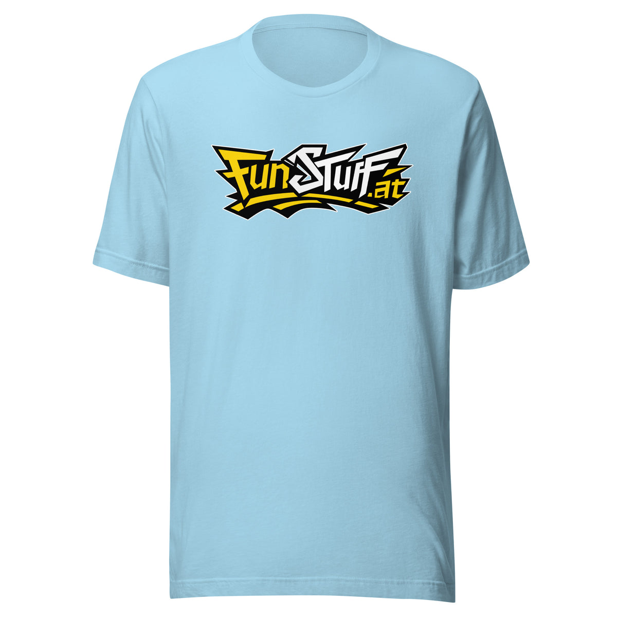 FunStuff Logo – T-Shirt Unisex – blau, Vorderansicht