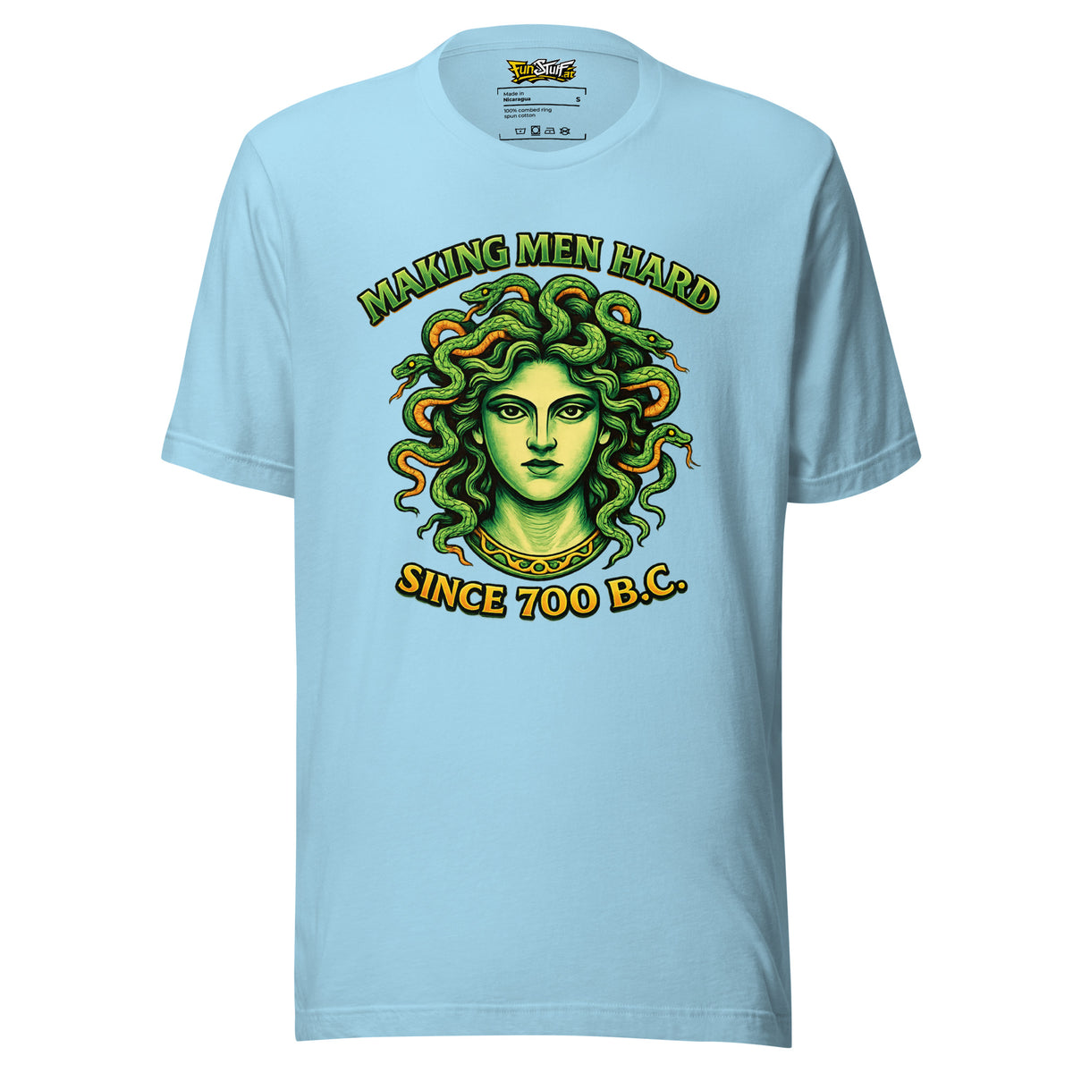 Making Men Hard Since 700 B.C. – Unisex T-Shirt – blau, Vorderansicht