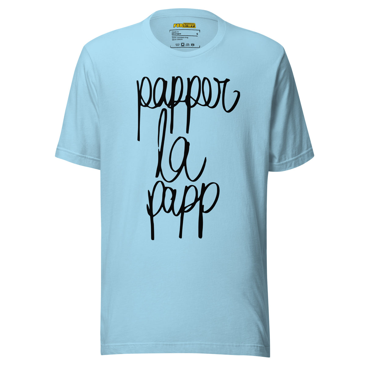 Papper la Papp – Unisex T-Shirt – blau, Vorderansicht