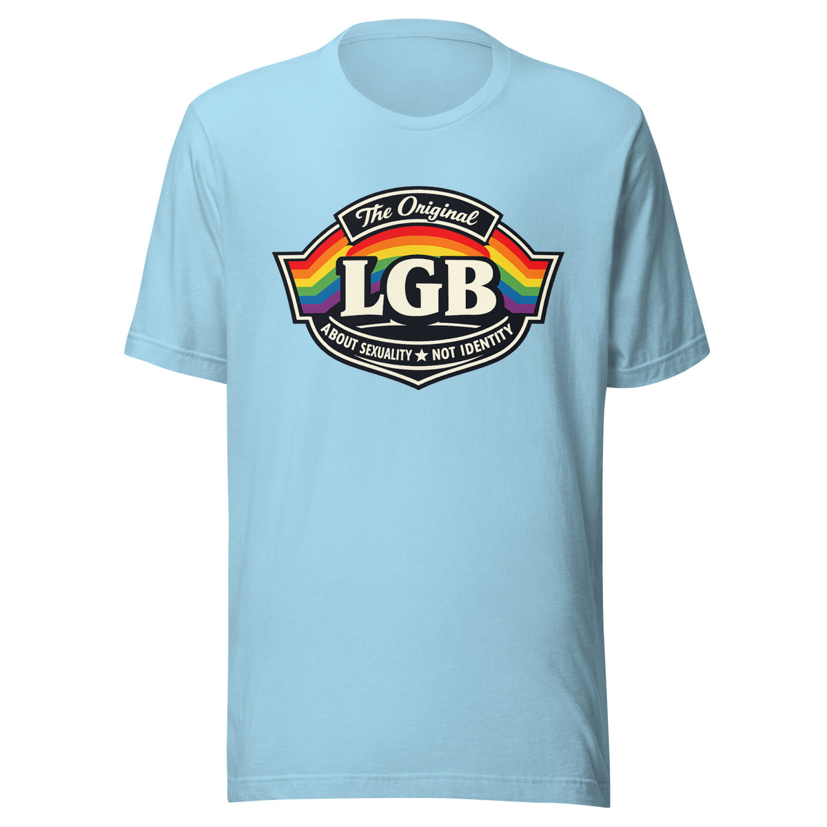 LGB – The Original – Unisex T-Shirt – blau, Vorderansicht