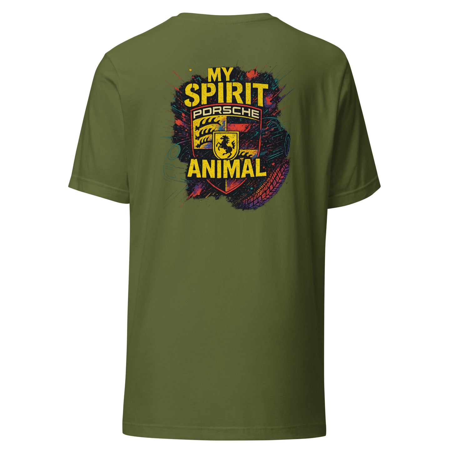 Spirit Animal Porsche – Shirt – Backprint