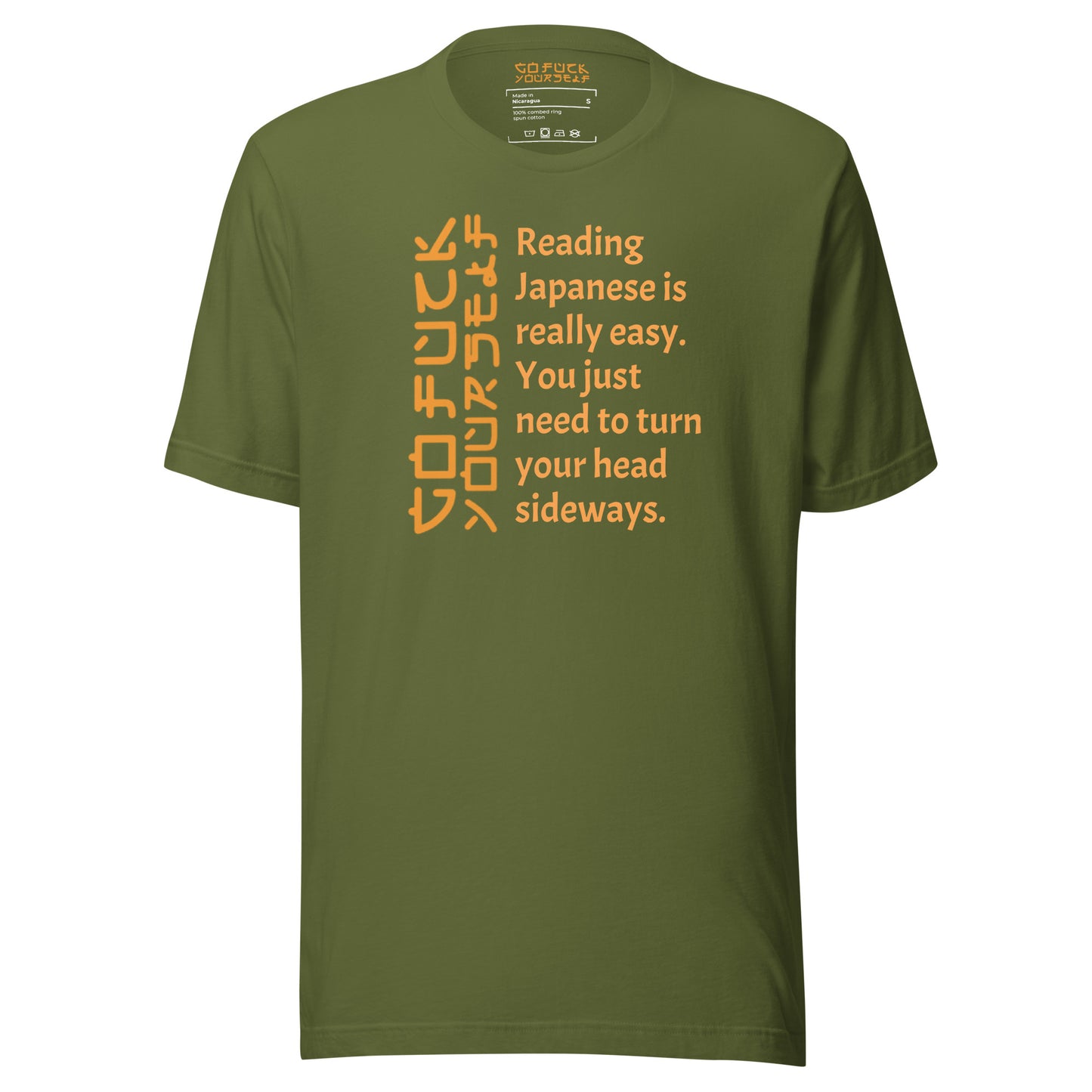 Reading Japanese – Sarcastic WTF shirt