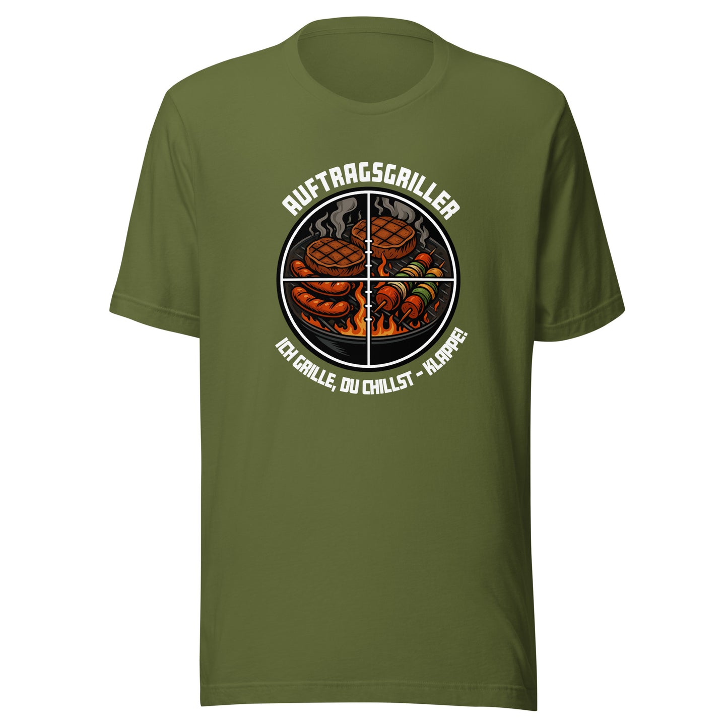 Contract Griller – I grill, you chill – shut up! | BBQ shirt with boss's message