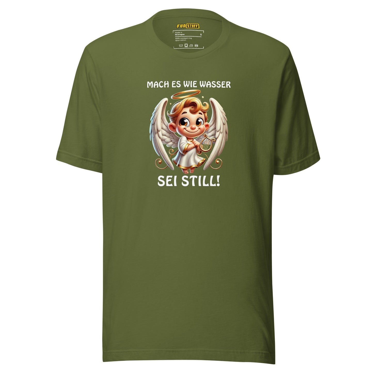 Be Still! – Angel shirt with educational value
