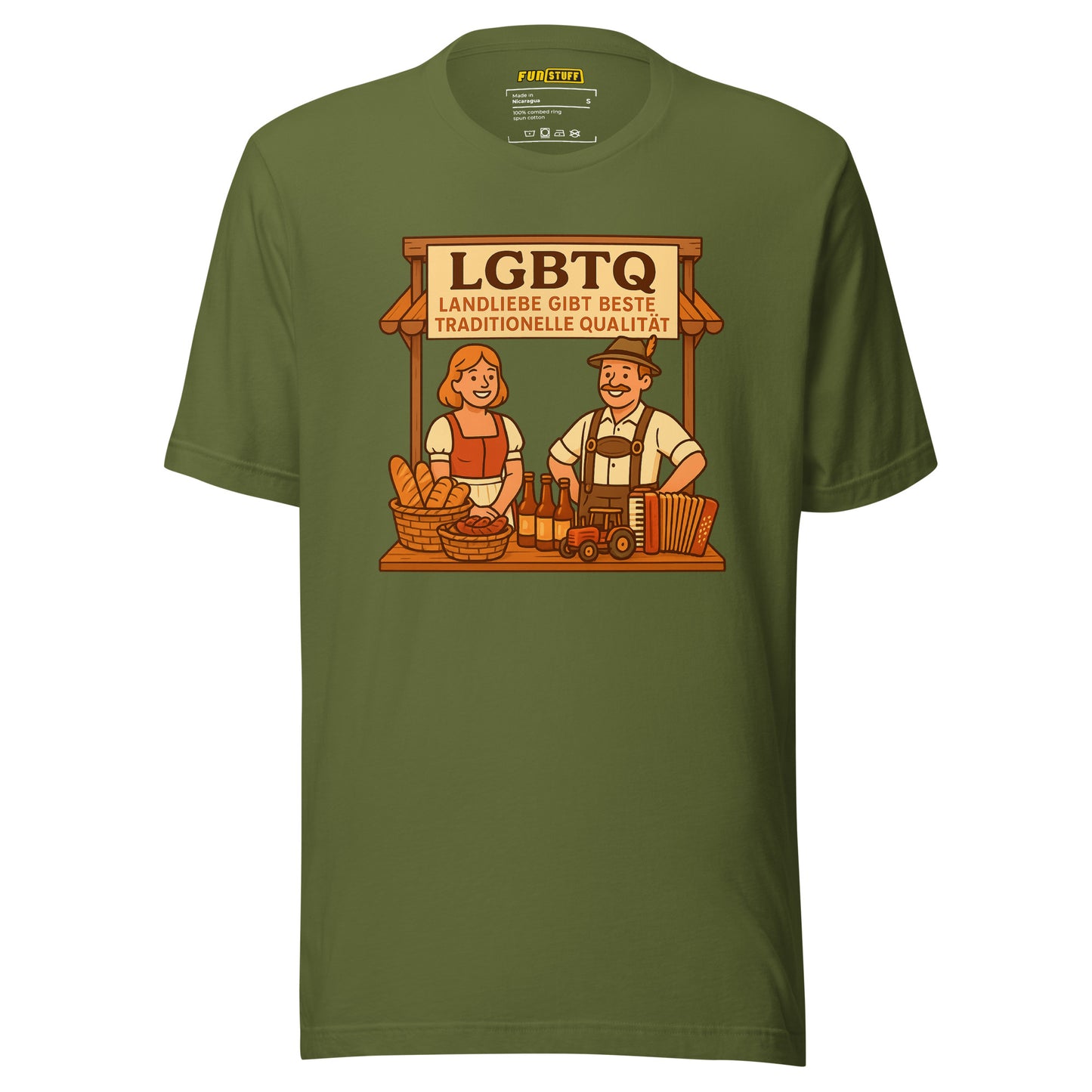 LGBTQ – Landliebe gibt beste traditionelle Qualität – Unisex T-Shirt