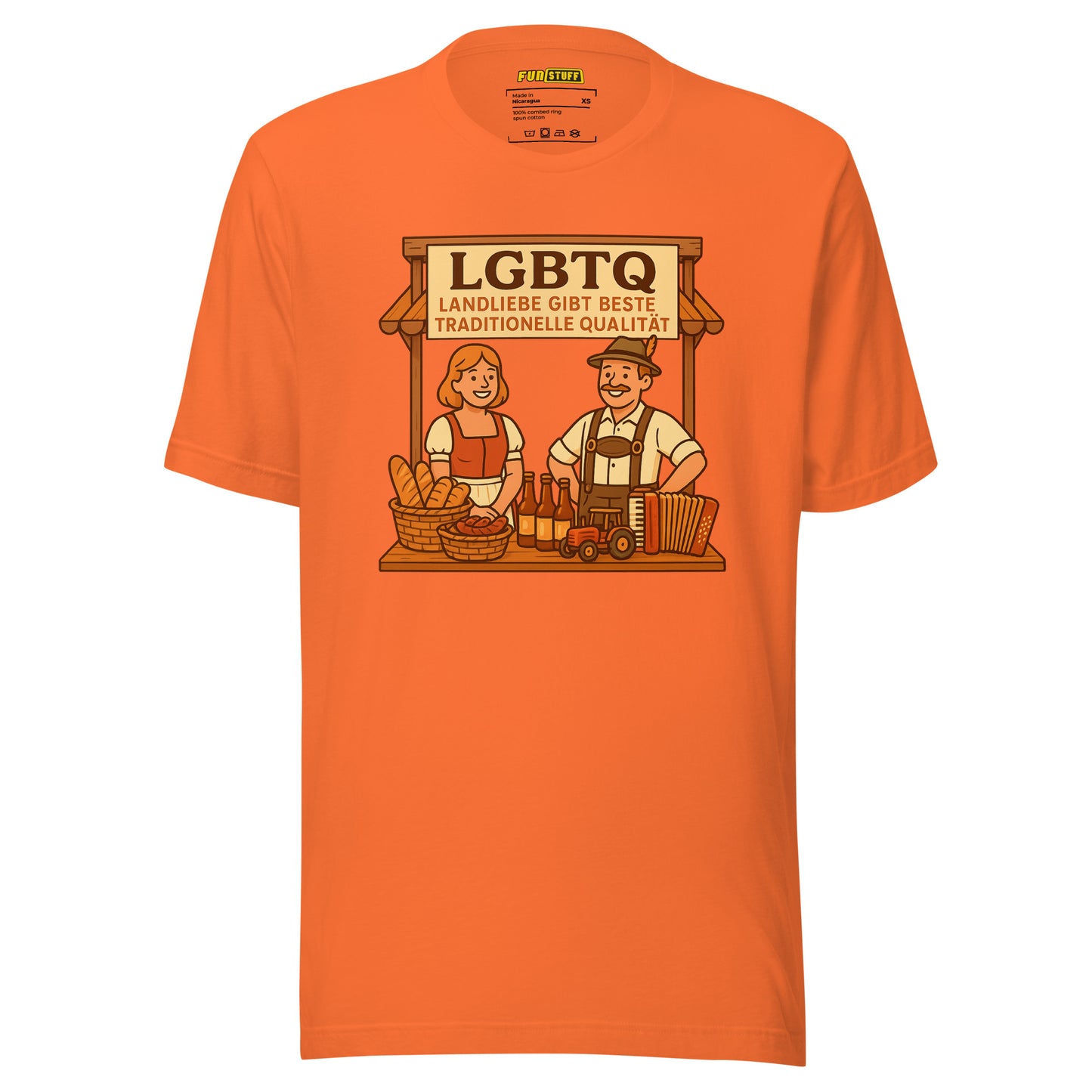 LGBTQ – Landliebe gibt beste traditionelle Qualität – Unisex T-Shirt