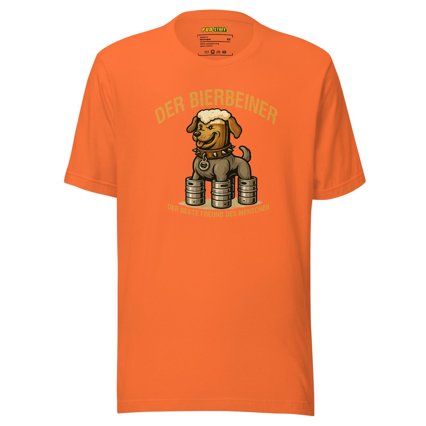 Der Bierbeiner – Der beste Freund des Menschen – Unisex T-Shirt