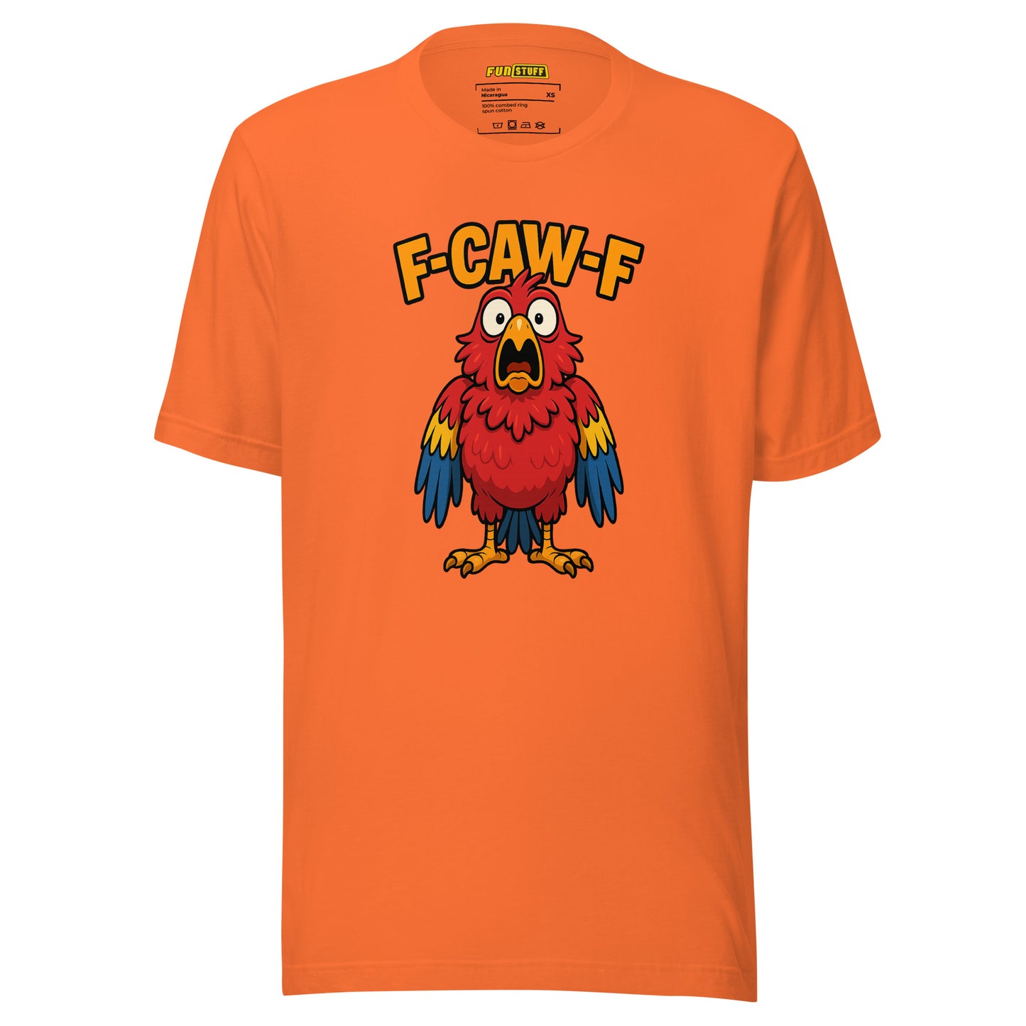 F-CAW-F – Schockierter Papagei – Unisex T-Shirt