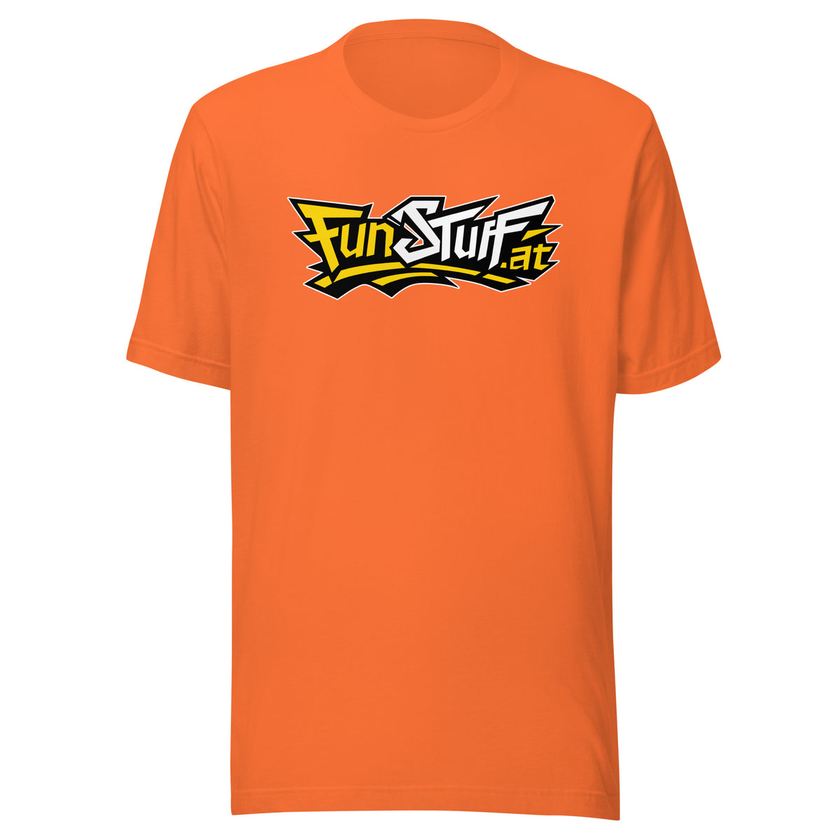 FunStuff Logo – T-Shirt Unisex – orange, Vorderansicht