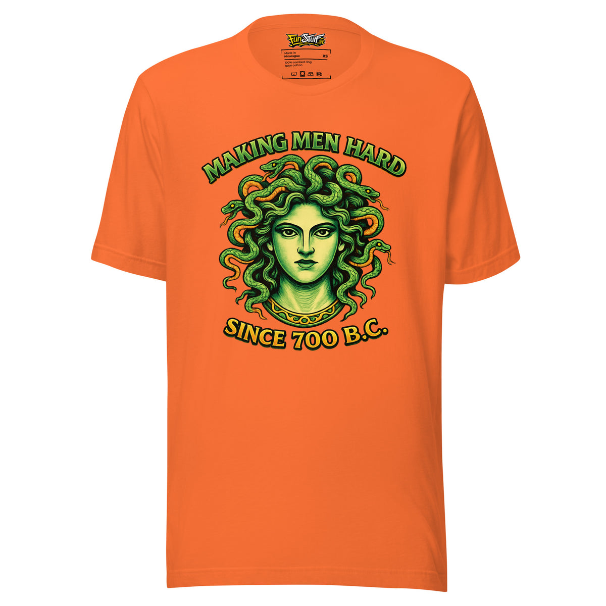 Making Men Hard Since 700 B.C. – Unisex T-Shirt – orange, Vorderansicht